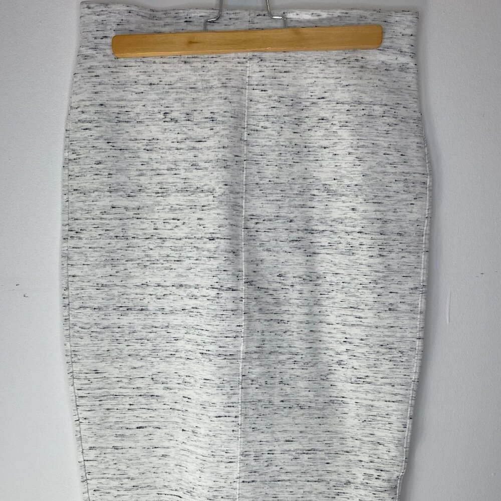 Aritzia Wilfred Pencil Stretch Skirt Fabric Made in Italy Heather Size M - Picture 1 of 6